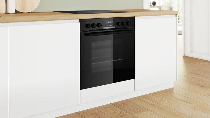 Actual product image Bosch Hausgeräte Built-in cooker set, HEB517BB4 + NIF645CB5E, built-in cooker, induction hob, HND615LS67