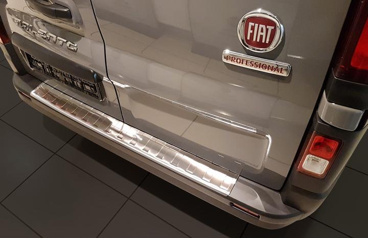 Actual product image Avisa Stainless steel bumper protection for Fiat Talento / Opel Vivaro / Renault Trafic from 2014 until (Rear)