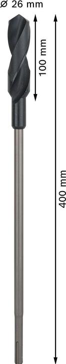 Immagine prodotto Bosch Professional Zubehör Punta per installazione PRO Wood HSS, 26 x 100 x 400 mm (26 mm)