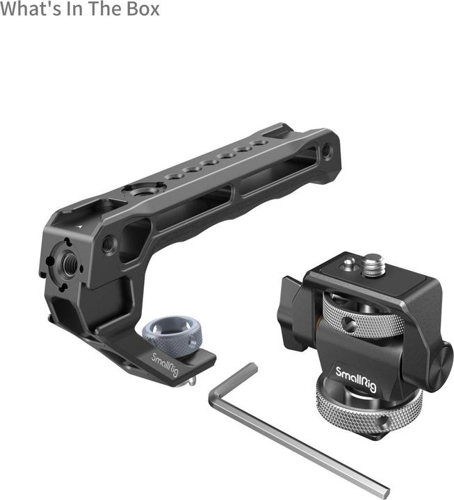 Actual product image SmallRig Top Handle with Monitor Support Kit (Compatible with Cold Shoe) 5322 (Monitor screen)