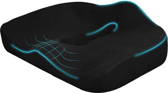Swisshandel24 Orthopädisches Sitzkissen Ergonomisches Sitzkissen für Bürostuhl, Auto & Co.