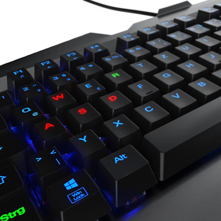 Actual product image Titanwolf Gaming Tastatur (DE, Cable)