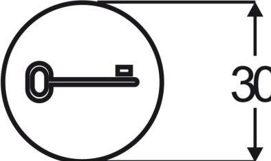 Produktbild Busch-Jaeger Abtastbares Symbol Schlüssel 2CKA001714A0297