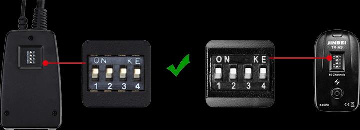 Actual product image Jinbei TR-A9 (Flash remote control)