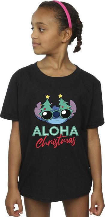 Immagine prodotto Disney Lilo And Stitch Christmas Tree Shades Maglietta Ragazze (152, 158)