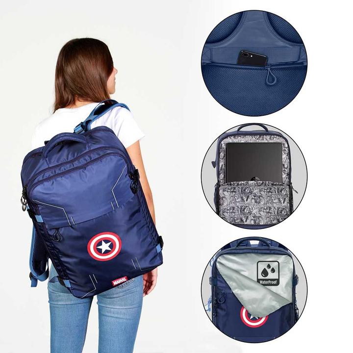 Image du produit Karactermania Grand sac à dos de voyage Mercury 47x23x33cm Gears