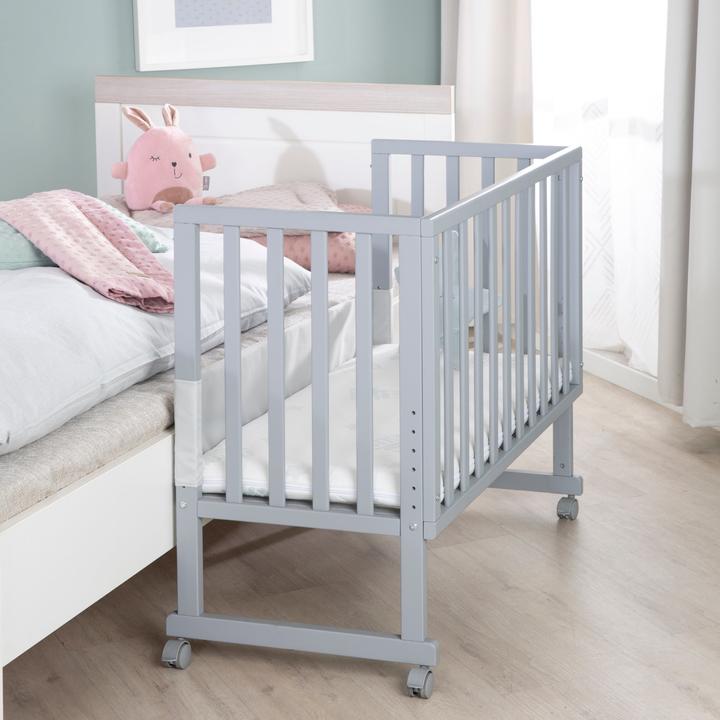 Produktbild Roba Stuben- & Beistellbett 3in1 mit Barriere + Matratze