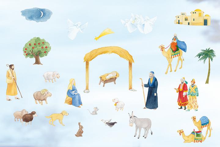 Immagine prodotto Rica sulla strada per Betlemme. Un calendario dell'Avvento in carta stagnola da leggere ad alta