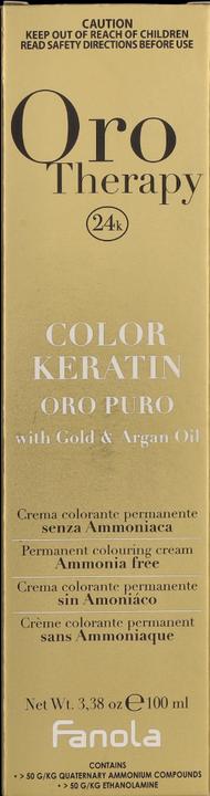Produktbild Fanola Color Keratin Oro Puro 8/31 Rubio Claro Arena 100ml (8.31 Light Blond Sandy)