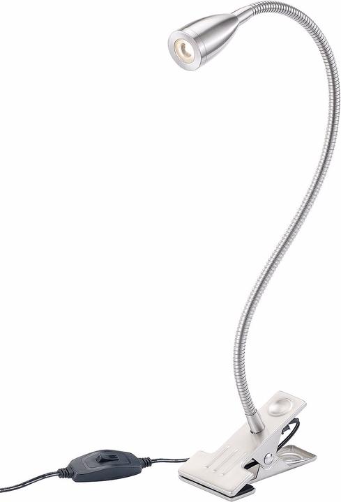 Produktbild Lunartec 2-mal: Klemmleuchte mit Schwanenhals und integrierter LED