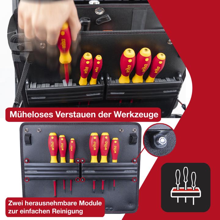 Actual product image Wiha Werkzeugkoffer XL2 Trolley electr 60tlg (60 pieces)