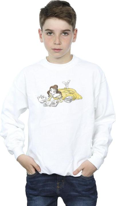 Actual product image Disney Boys Beauty And The Beast Belle Reading Sweatshirt (140, 146)