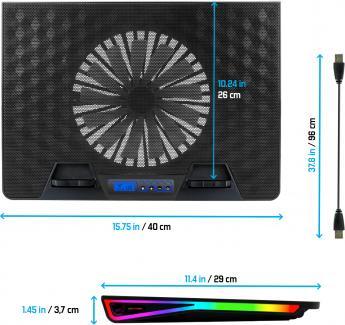 Produktbild Spirit Of Gamer Laptop-Kühler Airblade 800 RGB