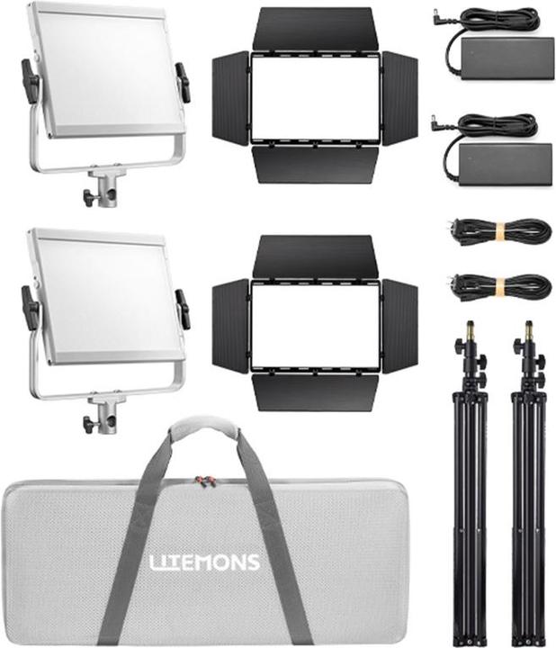 Actual product image Godox Litemons LP400Bi Bi colour LED Light Panel 2 light kit (Surface luminaire)