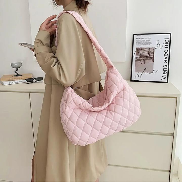 Image du produit Only-Bags.Store Grande capacité Sac matelassé Hiver Chaud Plumeau léger Coton Rembourré Plaid