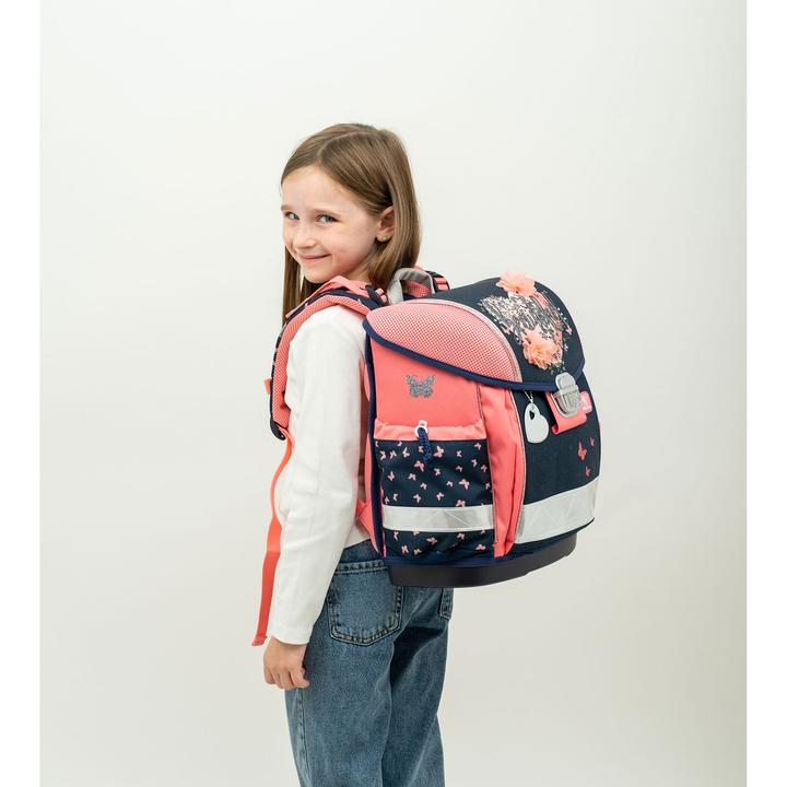 Image du produit Belmil CLASSY Sac à dos scolaire Set de 4 pièces Beautiful Flowers (19 l)