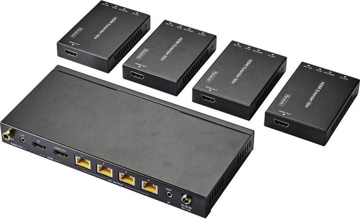 Produktbild SpeaKa Professional SP-HDS-700 HDMI® HDMI Extender über Netzwerkkabel RJ45 50m (Extender)