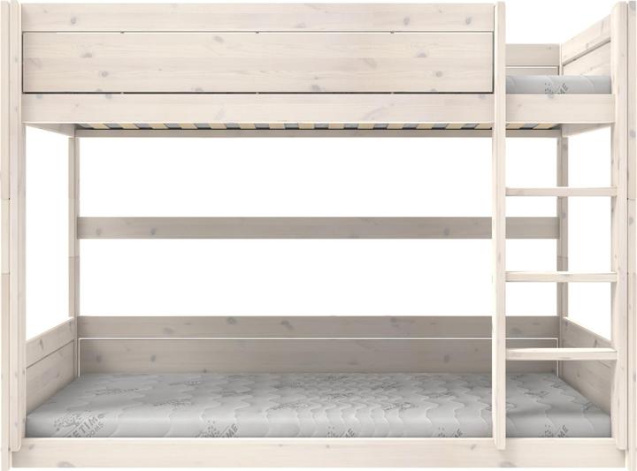 Immagine prodotto Lifetime Kidsrooms Letto a castello basso Breeze con scaletta dritta, rete a doghe deluxe (90 x 200 cm)