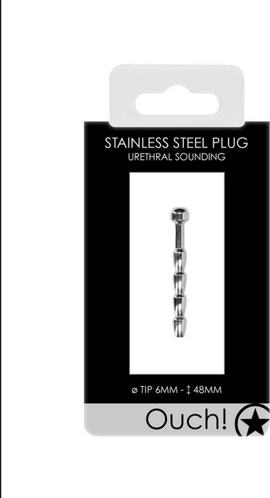Produktbild Ouch! Urethral Sounding - Metal Plug - 6mm