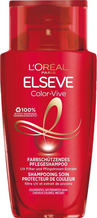 Produktbild L'Oréal Paris Elseve Color-Vive Pflegeshampoo Mini-Format (90 ml, Flüssiges Shampoo)