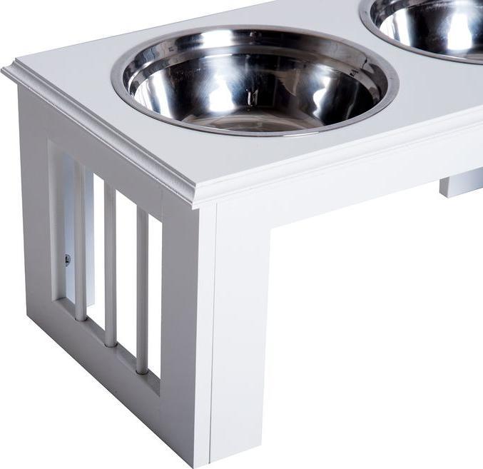 Immagine prodotto Swisshandel24 Ciotola per cani rialzata, ciotola per cibo, ciotole in acciaio inox, ciotola per cibo per animali (2 l)
