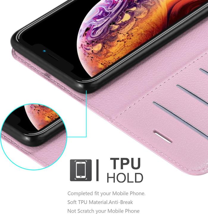 Actual product image Cadorabo Book with stand function cover (Apple iPhone X)