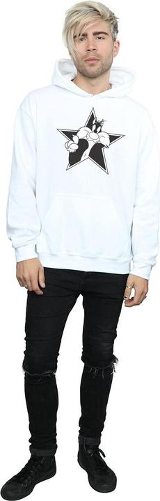 Produktbild Looney Tunes Sylvester Mono Star Kapuzenpullover (XXL)