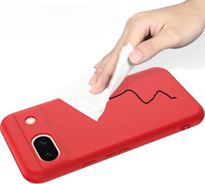 Actual product image Cover-Discount Google Pixel 8a - Silicone rubber cover (Google Pixel 8a)