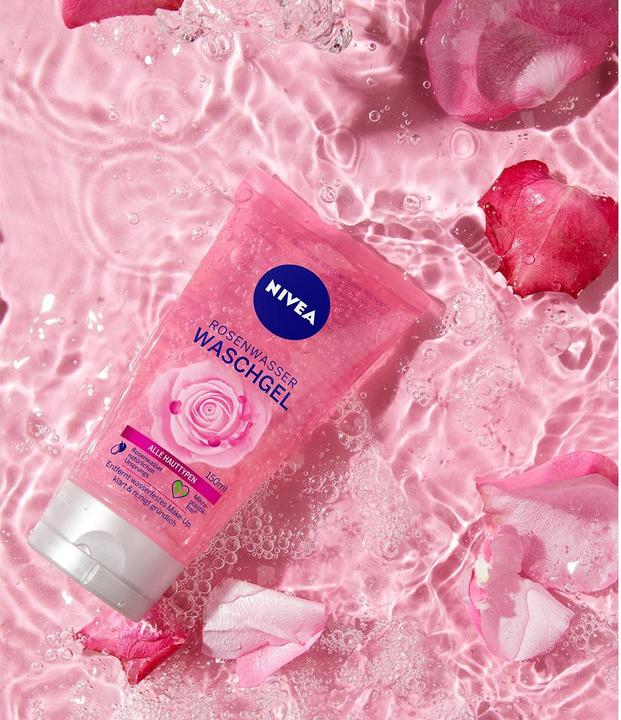 Image du produit NIVEA Gel nettoyant à l'eau de rose (Démaquillant, Gel, 150 ml)