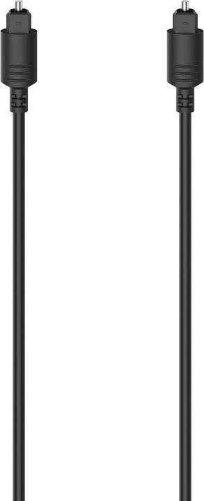 Produktbild Hama Audio-Lichtleiter-Kabel, ODT-Stecker (Toslink), 1,5 m (1.50 m, TOSLINK)