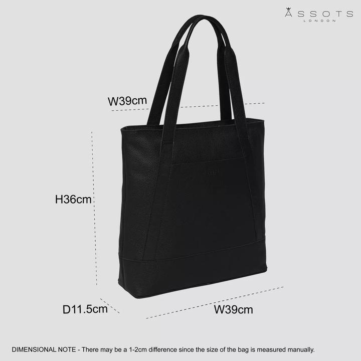 Actual product image Assots London Assots designer shoulder bag tote bag shopper leather No.3
