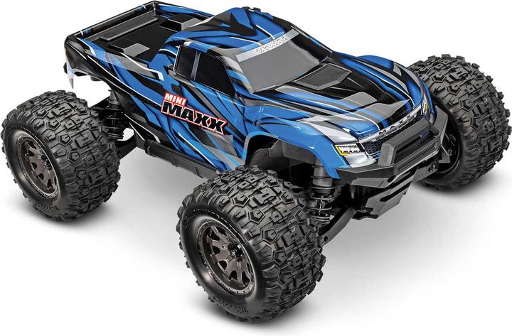Actual product image Traxxas M.TRUCK MINI MAXX 4WD EP RTR BLUE BL-2s BRUSHLESS MIT LadegerÃ¤t & Akku (RTR Ready-to-Run)