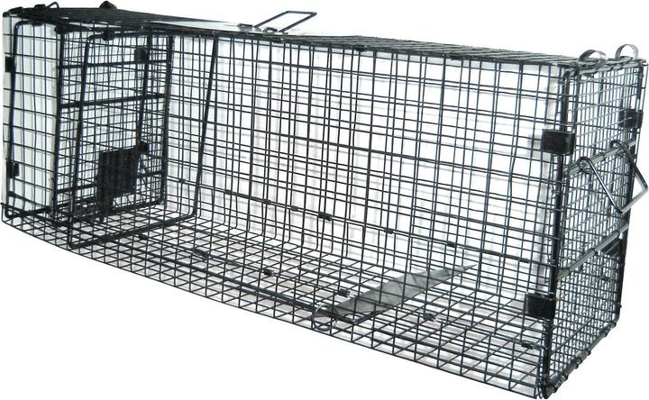Image du produit Dema Piège pour animaux Piège vivant Piège à fouines Cage 81x28x32 cm