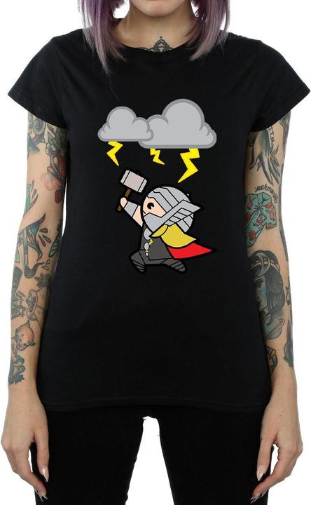 Immagine prodotto Kawaii Thor God Of Thunder Maglietta Donna (S)
