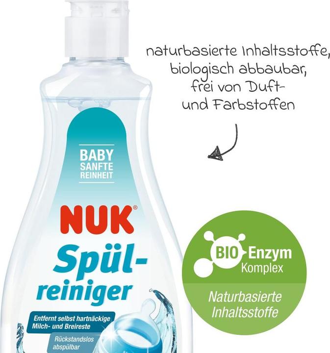 Produktbild NUK Spülreiniger 500ml zur Reinigung von Flaschen und Saugern (500 ml)