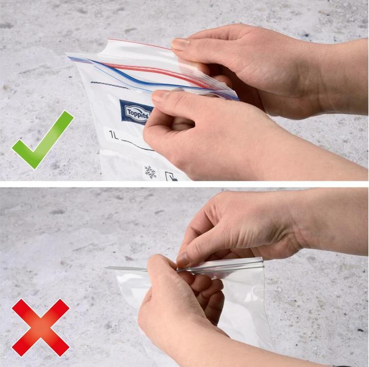 Immagine prodotto Toppits Sacchetto congelatore a doppia tenuta SafeLoc (25 x)