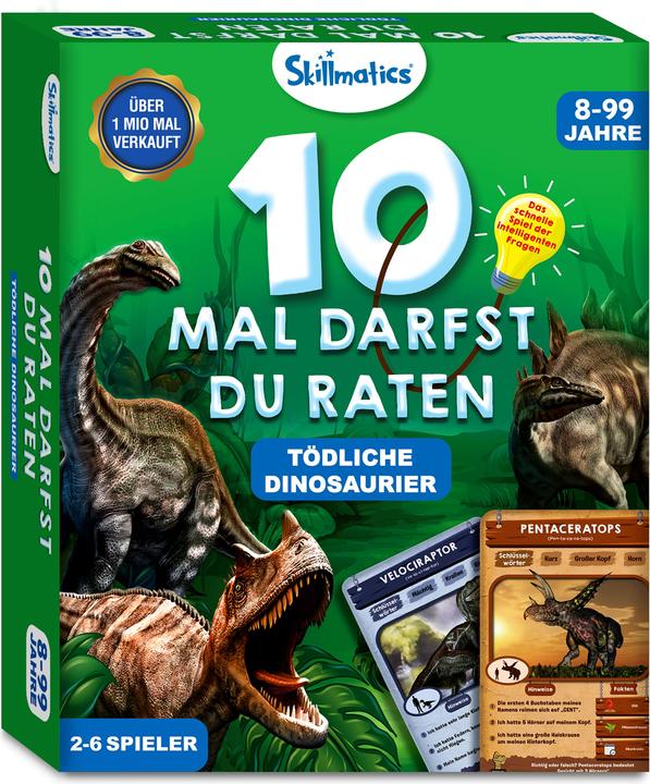 Produktbild Skillmatics 10 Mal raten Dinosaurier, d (Deutsch)