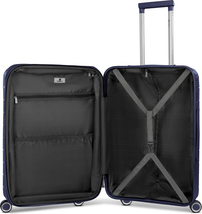 Actual product image Franky London 4-wheel suitcase set 3-piece with expansion fold (187 l, XL (from 140l))
