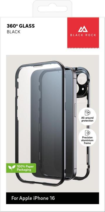 Produktbild Black Rock 360° Glass (Apple iPhone 16)