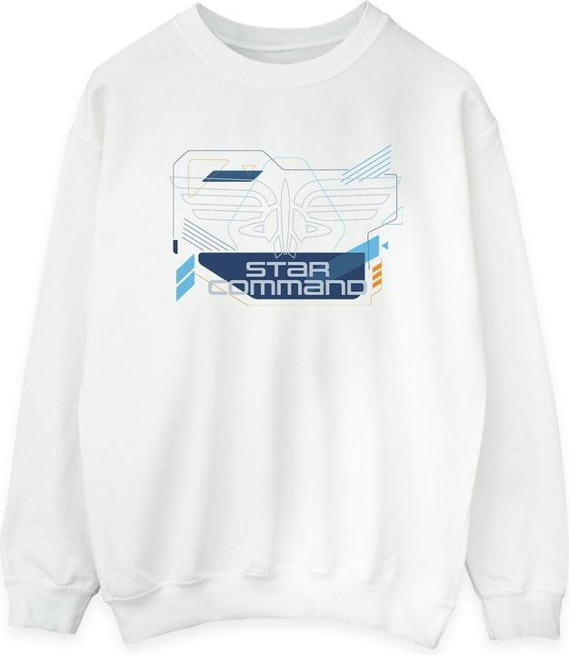 Actual product image Disney Womens/Ladies Lightyear Star Command Icons Sweatshirt (XXL)