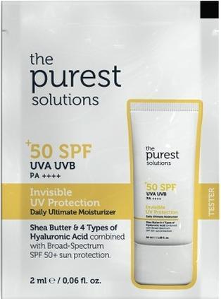 The Purest Solutions Invisible Uv Protection Daily Intensive Moisturizer 50 Spf - 2ml (Sonnencreme, 2 ml)