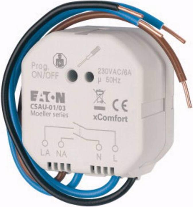 Immagine prodotto Eaton Qualità dell'energia Smart Home xComfort Attuatore per interruttori radio tuttopolare (240659) (Attuatore dell'interruttore)