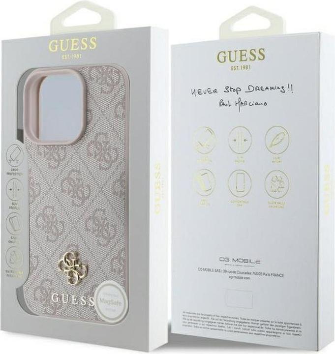 Image du produit Guess Etui 4G Petit Classique MagSafe pour iPhone 16 Pro Max - rÃ (Apple iPhone 16 Pro Max)