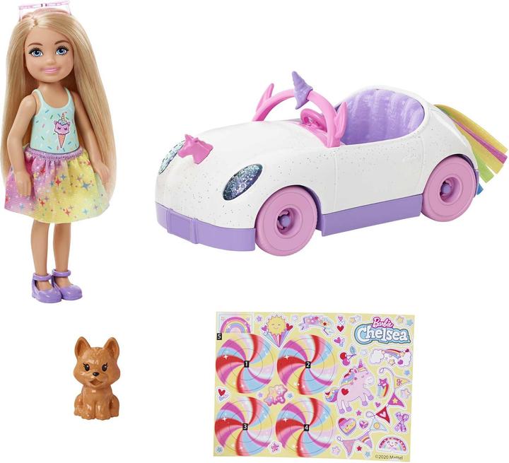 Barbie Poupée Chelsea & voiture