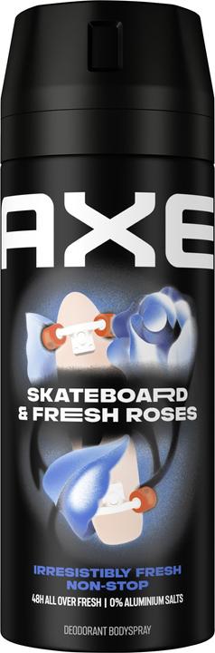 Actual product image AXE Deo Skateboard & Fresh Roses 150 ml (Spray, 150 ml)