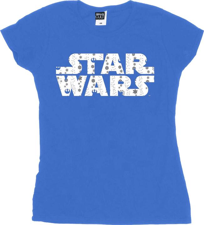 Immagine prodotto Star Wars Christmas Logo Maglietta Donna (XXL)