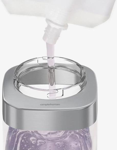 Produktbild Simplehuman Seifenspender 444 ml, Silber/Transparent