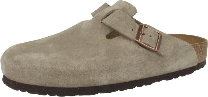 Birkenstock Boston SFB Cuir Velours Fond souple étroit - 44236 (45)