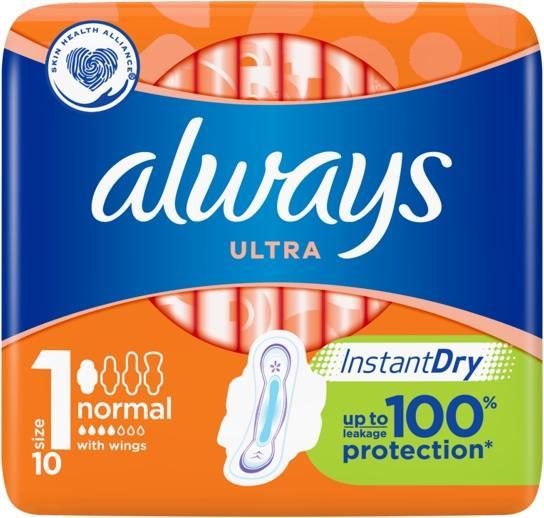 Image du produit Always Ultra Normal (10 x, Tampons sanitaires)