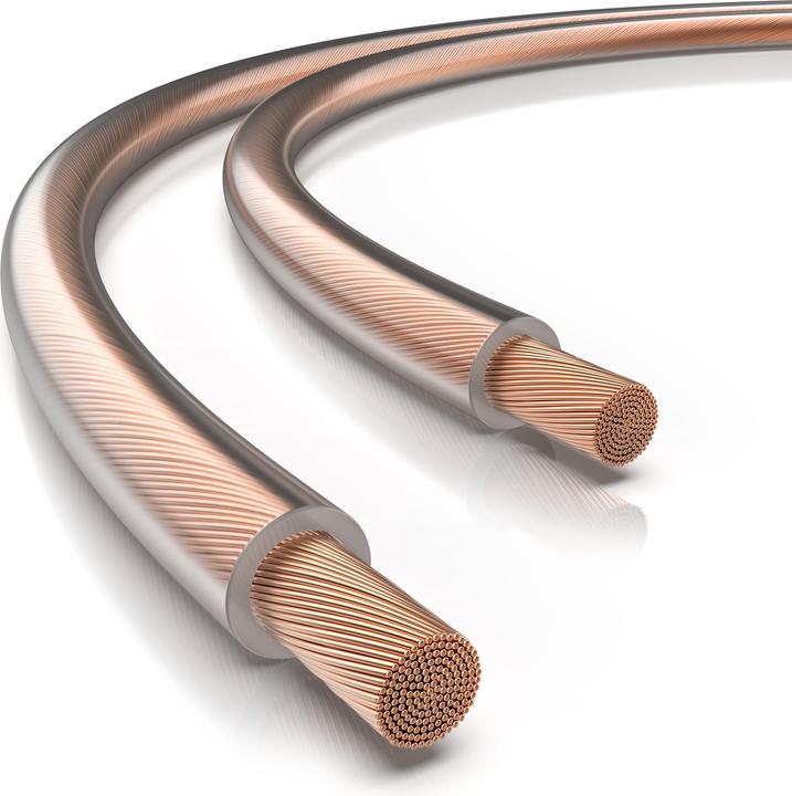 Image du produit Primewire Câble de haut-parleur cuivre OFC 2 x 2,5 mm² câble de haut-parleur, câble audio, câble de (50 m, 2.50 mm²² mm)